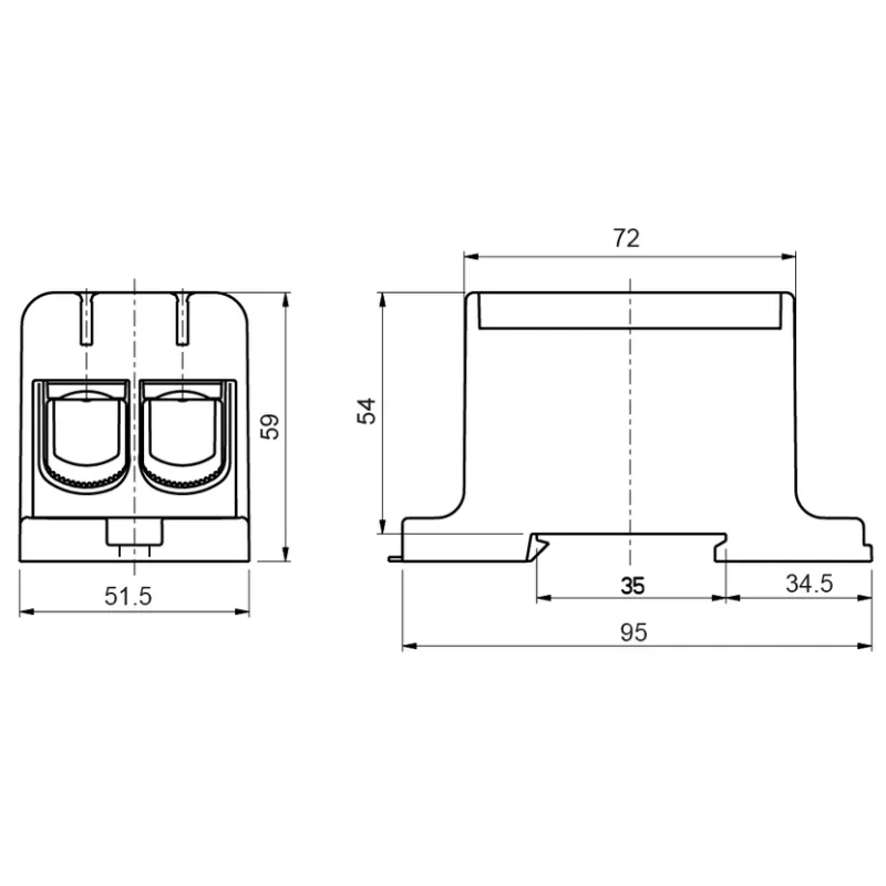 ELEMAN UK 150/2 N, 320A, 1pól - Svorka univerzální (1006632)