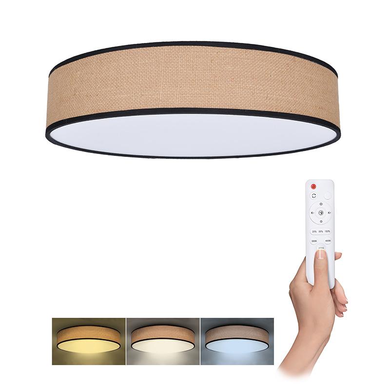 Solight LED osvětlení s dálkový ovladačem Brownie, 48W, 3360lm, 40cm, změna chromatičnosti, stmívate