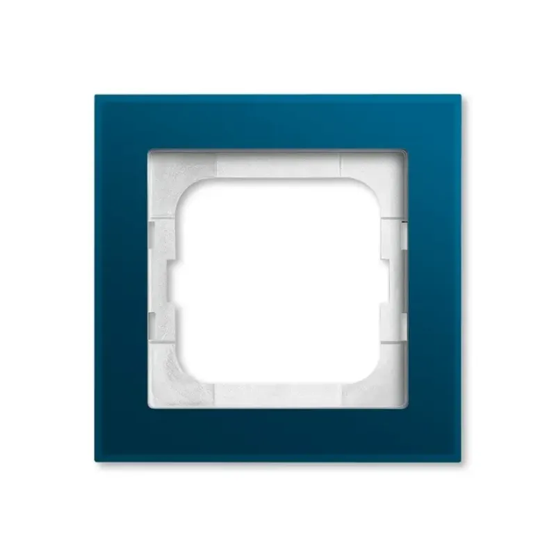 ABB BUSCH-AXCENT 2CKA001754A4755 Rámeček jednonásobný modré sklo