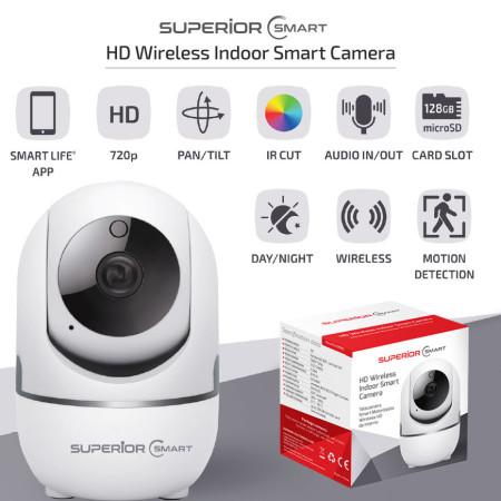 Superior camera iCM001 - IP bezdrátová vnitřní inteligentní kamera HD