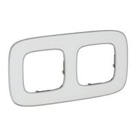 LEGRAND Valena Allure 754422 - Rámeček dvojnásobný, bílé zrcadlo