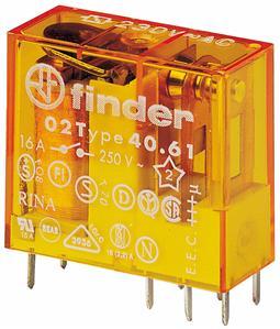 FINDER 40618024 Relé, 1P/16A, 24V AC, 5 mm
