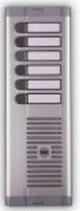 URMET 925/106 Tlačítkový panel pro hlasovou jednotku, 6 tlačítka, 1 sloupec