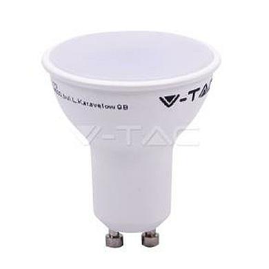 LED Spotlight - 5W GU10 SMD White Plastic Milky Cover 3000K 6PCS/PACK , VT-2225