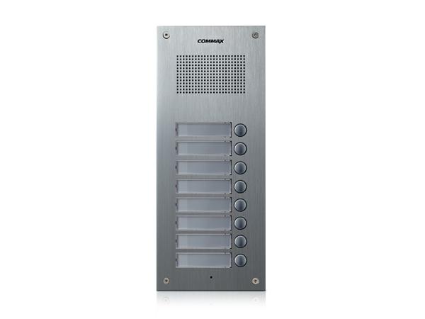 COMMAX DR-8UM - dveřní stanice, audio + 8 tlačítek, 4+n  (0100-436)