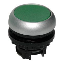 EATON M22-DL-G Ovládací hlavice, tlačítko zapuštěné podsvícené,bez aretace, zelená(216927)