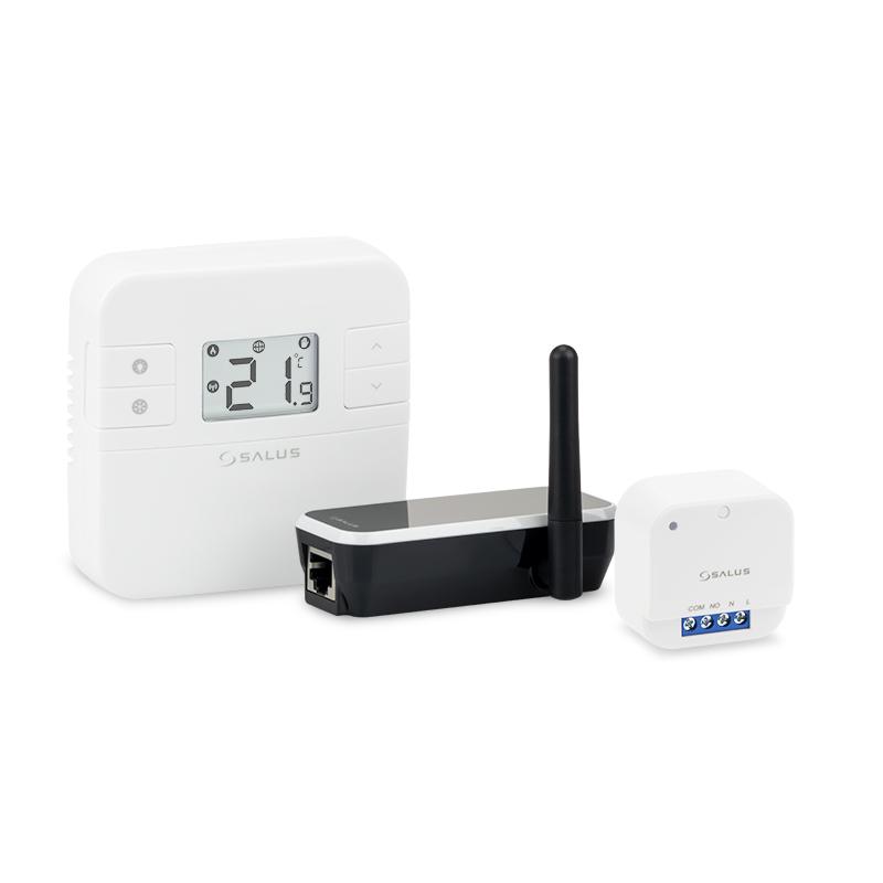 SALUS RT310i SR Internetový bezdrátový termostat se spínaným relátkem, 0-230V, 0,5°C, 16A, 868MHz