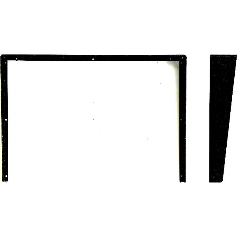 TESLA STROPKOV 4FA 690 36.5 - Stříška KARAT horizontální pod omítku HPO 6 rám (černá)