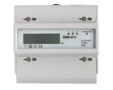 SEZ EDIN 371L - Elektroměr 5-100 A, 1 tarif, 3 fázový, LCD displej, 7M/DIN