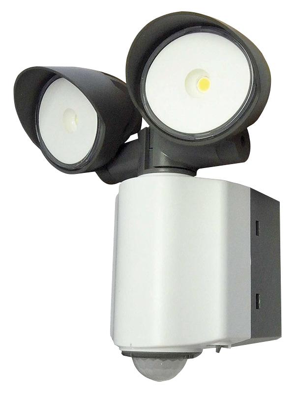 GROTHE 94560 - LED světlomet s infračerveným detektorem pohybu McGuard Mantis, 180° (9 m), IP 44, LE