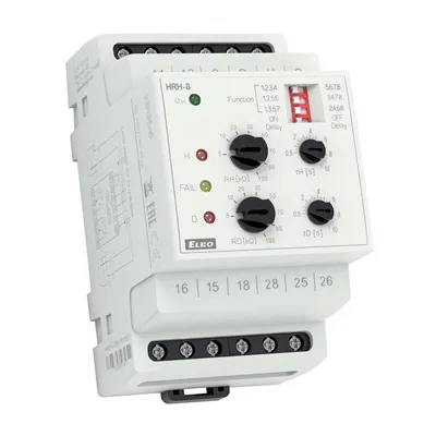 ELKO EP HRH-8/230V - Multifunkční hladinový spínač pro monitorování 1 nebo 2 hladin