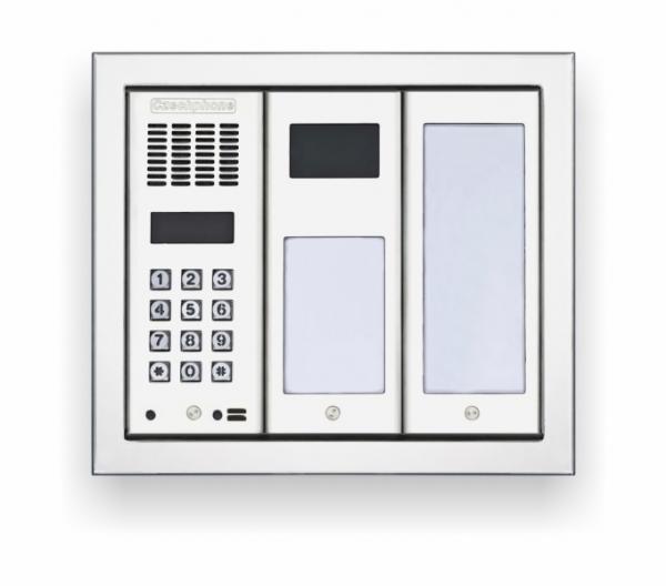 CZECHPHONE 4004005567-Zvonkové tablo DUO Standard: klávesnice až 34 jmen+RFID MIFARE(3M)-do rámu