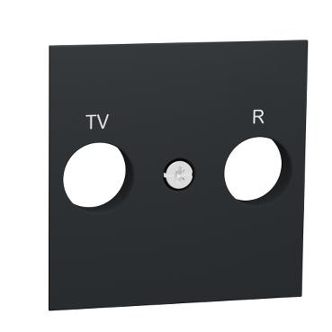 SCHNEIDER Unica NU944054 - Centrální deska pro TV/R zásuvku, 2M, antracitová