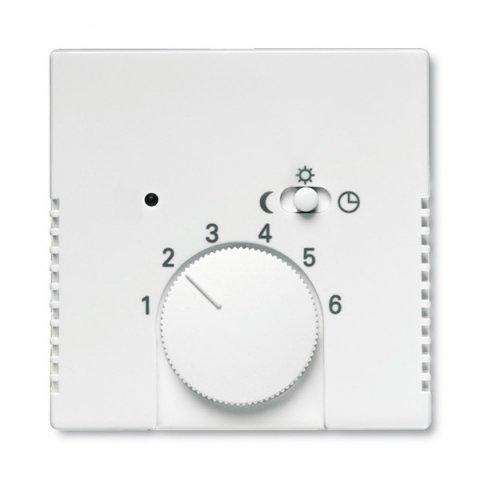ABB Future linear 2CKA001710A3886 - Kryt termostatu prostorového, otoč. ovl., mechová bílá