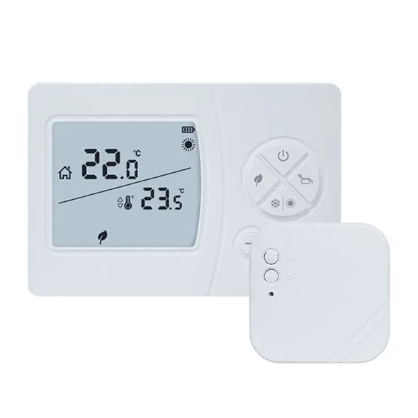 THERMO-CONTROL TC 315RF - Bezdrátový termostat, napájení 230V a 2xAAA baterie, bílá