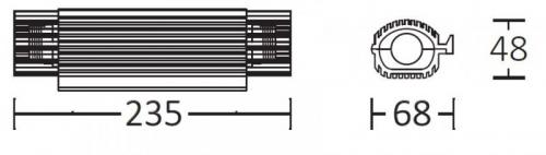 ELEMAN SHARK 6802A - Spojka gelová se svork.  5x(2,5-10mm2) pro Cu/Al 0,6/1kV (1005456)