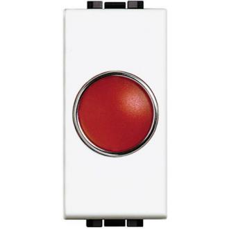 Bticino LIVING.LIGHT N4371R - Signalizační kontrolka červená pro LED signálky, 1M, bílá