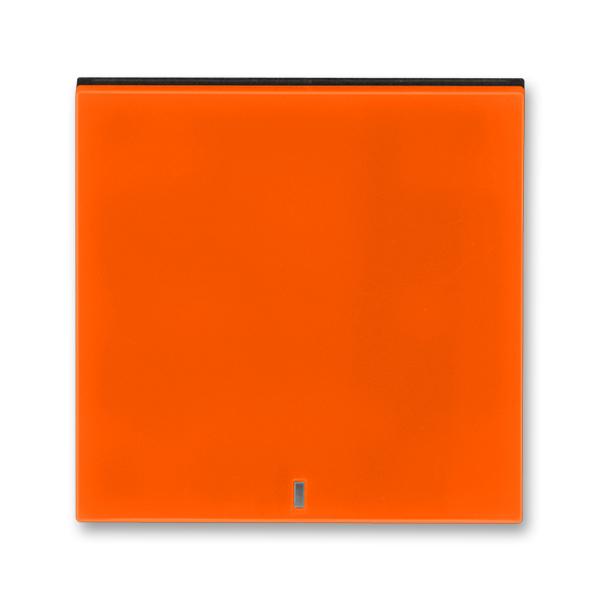 ABB Levit 3559H-A00653 66 Kryt jednoduchý, průzor čirý, oranžová/kouřová černá