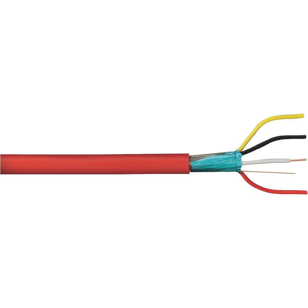 PRAKAB J-Y(st)Y 4x2x0,8 sdělovací kabel stíněný, červený