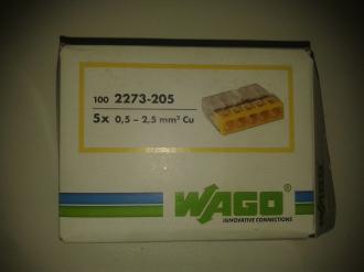 WAGO 2273-205 Svorka krabicová 5x2,5 bezšroubová