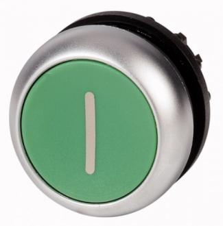 EATON M22-DL-G-X1 Ovládací hlavice, tlačítko zapuštěné podsvícené,bez aretace,zele(216938)