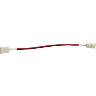 Solight propojovací kabel pro LED pásy, 8mm zacvakávací konektor na obou stranách, 1ks