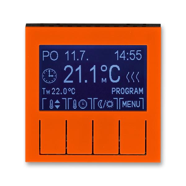 ABB Levit 3292H-A10301 66 Termostat programovatelný, oranžová/kouř.černá