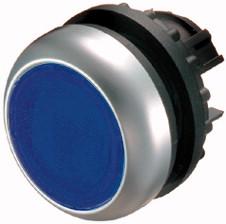 EATON M22-DL-B Ovládací hlavice, tlačítko zapuštěné podsvícené,bez aretace, modrá(216931)
