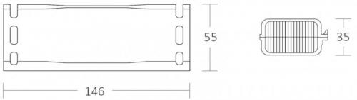 ELEMAN SHARK SH 0506 - Spojka gelová se svorkou 5x (1,5 - 6mm2)pro Cu/Al,0,6/1kV (1000529)