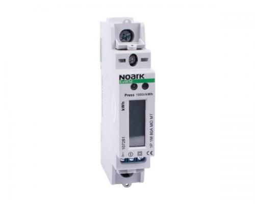 NOARK Ex9EM 1P 1M 80A MO MT - Elektroměr jednopólový na DIN s LCD, 80A, 1M (107281)
