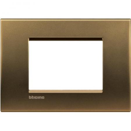 Bticino LIVING.LIGHT LNA4803BZ - Rámeček jednonásobný (It. standard), 3M, bronz