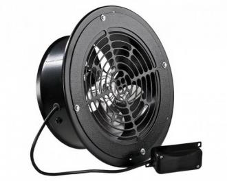 ELEMAN Vents OVK1 150 Průmyslový axiální ventilátor kruhový (průměr 220mm),černý(1009628)