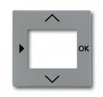 ABB 2CKA006430A0351 - Kryt termostatu se spín. hodinami nebo čas. ovl., metal. šedá (Solo, B-Axc)