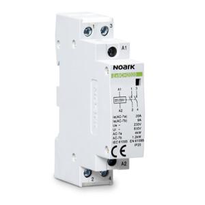 NOARK EX9CH20 11 -  Instalační relé, 20 A, ovl. 220/230 V, 1 NC + 1 NO kontakty (102402)