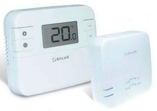 SALUS RT310RF-Bezdrátový digitální termostat s přijímačem ke kotli, napájení 2xAA bat