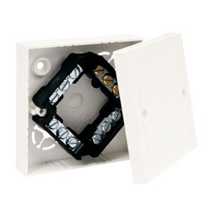 KOPOS LK 80/3 HB krabice lištová s víčkem a věnečkem, bílá