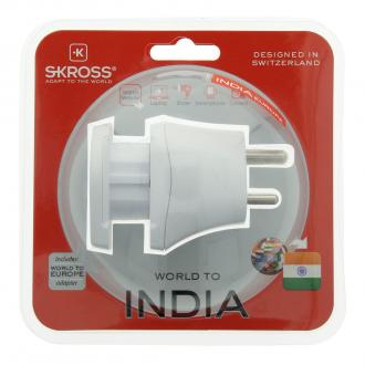 SKROSS cestovní adaptér India Combo pro použití v Indii