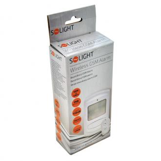 Solight GSM Alarm, pohybový senzor, dálk. ovl., bílý