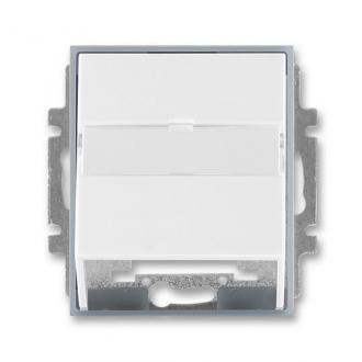 ABB Element 5014E-A00100 04 Kryt zásuvky komunikační, popis pole, bílá/ledová šedá