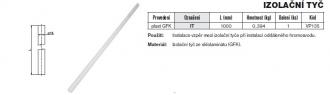 TREMIS IT -  Izolační tyč GFK, 1m  (VP135)
