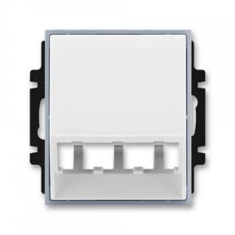 ABB Element 5014E-A00400 04 Kryt pro Panduit Mini-Com nebo LED osvětlení, bílá/led. šedá