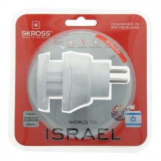 SKROSS cestovní adaptér Israel Combo pro použití v Izraeli