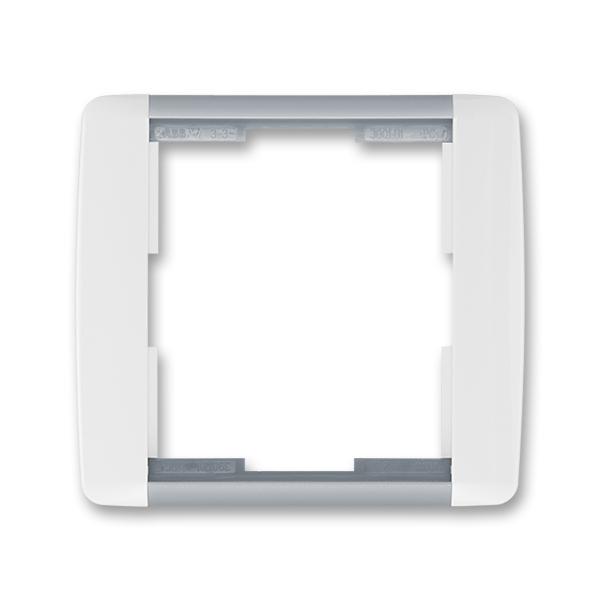 ABB Element 3901E-A00110 04 Rámeček jednonásobný, bílá / ledová šedá
