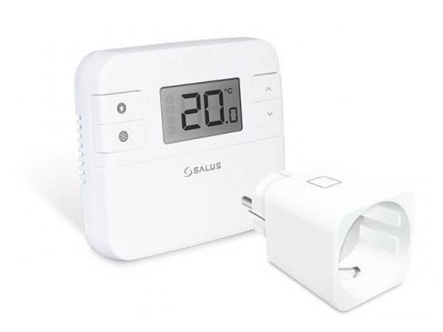 SALUS RT310SPE-Programovatelný termostat s dálkově ovl zásuvkou, napájení 2xAA